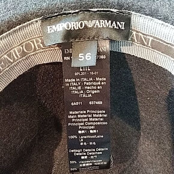 Emporio armani classic hat  main image 4